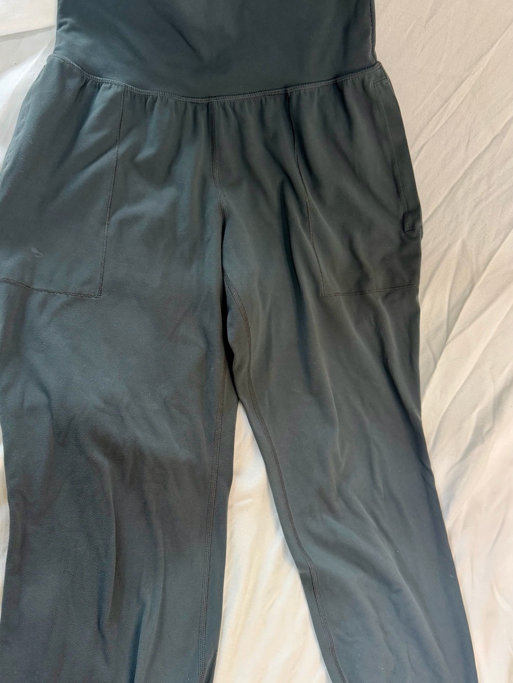 Athleta Dark Charcoal High-Waist Joggers